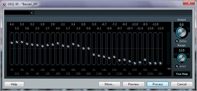 Äänenvärin säätöihin Cubase 6:ssa voidaan käyttää erityyppisiä taajuuskorjaimia (EQ). Yksi parhaista plugineista on StudioEQ (Kuva 92, s. 108).