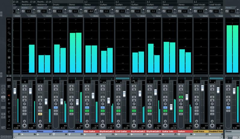 Kuva 77. Näkymä CUBASE 6 -mikseristä Automaatiopaneeli (Kuva 78.