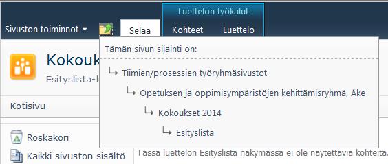 1 (5) TYÖRYHMÄSIVUSTON ESITTELY JA KOULUTUS, ÅKE KESKUSTELUA Mihin Åke-työryhmäsivustoa halutaan käyttää? Esim. kokouksiin, tehtäviin, linkkeihin, jaettuihin asiakirjoihin.