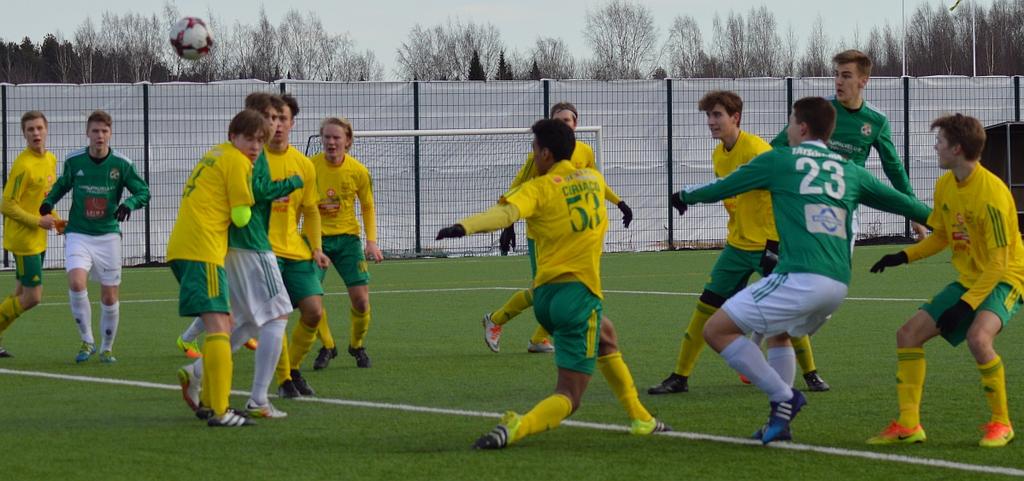 Ilves vei A-poikien derbyn A-poikien alavire ei päättynyt sunnuntaina Pullerissa, Ilves vei pisteet Tampereelle maalein 1-4 (0-2).