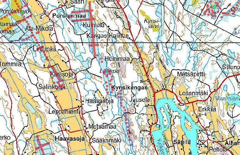Kokemäki, Laesuo (31118) GTK:n turvevarojen tilinpitoaineisto: Suon pinta-ala: 196 ha Suon kokonaisturvemäärä: 3.37 milj. suo-m3 Turvekerroksen keskipaksuus: 1.