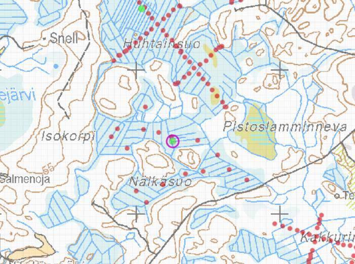 Pomarkku, Nälkäsuo (15842) GTK:n turvevarojen tilinpitoaineisto: Suon pinta-ala: 42 ha Suon kokonaisturvemäärä: 0.6 milj. suo-m3 Turvekerroksen keskipaksuus: 1.