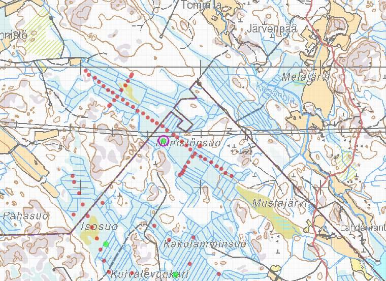 Rauma, Niinistönsuo (5177) GTK:n turvevarojen tilinpitoaineisto: Suon pinta-ala: 65 ha Suon kokonaisturvemäärä: 0.95 milj. suo-m3 Turvekerroksen keskipaksuus: 1.