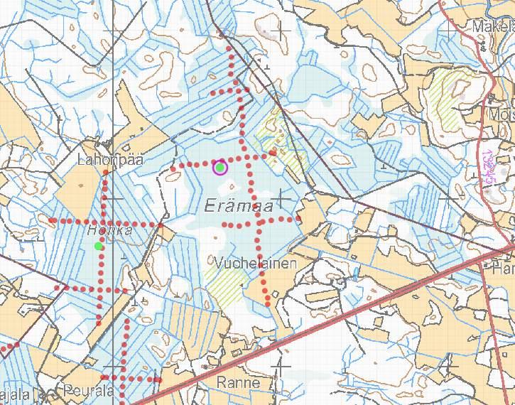 Jämijärvi, Koppionneva (416); (kartalla nimi Erämaa) GTK:n turvevarojen tilinpitoaineisto: Koko suon pinta-ala: 81 ha, suon kokonaisturvemäärä: 1.19 milj. suo-m3 Turvekerroksen keskipaksuus: 1.