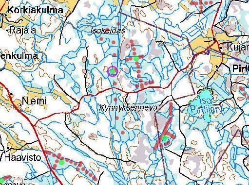 Kankaanpää, Isokeidas (182) GTK:n turvevarojen tilinpitoaineisto: Suon pinta-ala: 110 ha Suon kokonaisturvemäärä: 1.35 milj. suo-m3 Turvekerroksen keskipaksuus: 1.