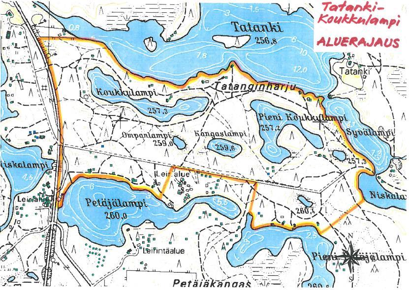1 JOHDANTO Luontoselvitys on tehty Tatangin-Koukkulammen asemakaavaa varten. Asemakaava-alue sijaitsee noin 3 km Kuusamon keskustan pohjoispuolella.