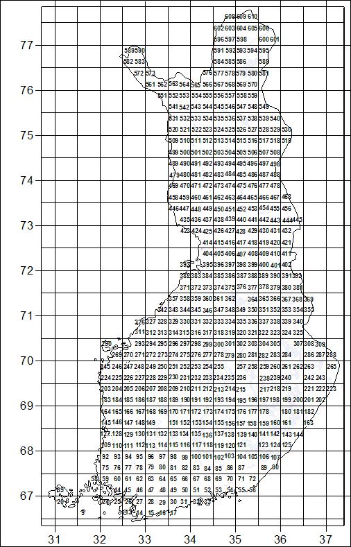 Vakioreitit Linjalaskentareittejä, jotka perustettiin 2006 Yli 560 reittiä tasaisesti 25 km välein koko Suomessa 6