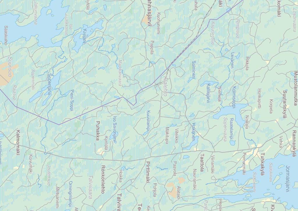 Jormasjärvi Kolmisoppi Kalliojärvi Salminen Kivijärvi pohjoinen Kivijärvi etelä Liite 3.