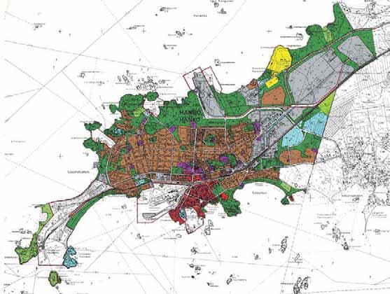 FCG Planeko Oy Kantakaupungin yleiskaava 7 ( 9 ) Venesatamien laajentaminen / Utvidgning av