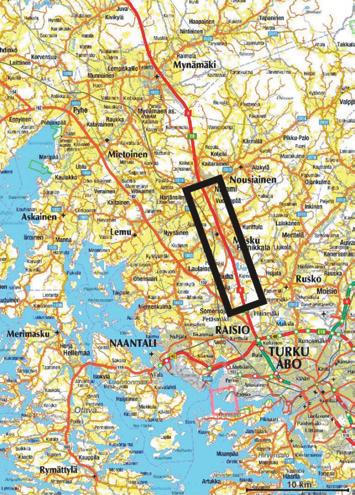Valtatie 8 Raisio-Nousiainen HANKE JA VAIHTOEHDOT 11 1 HANKE JA VAIHTOEHDOT 1.