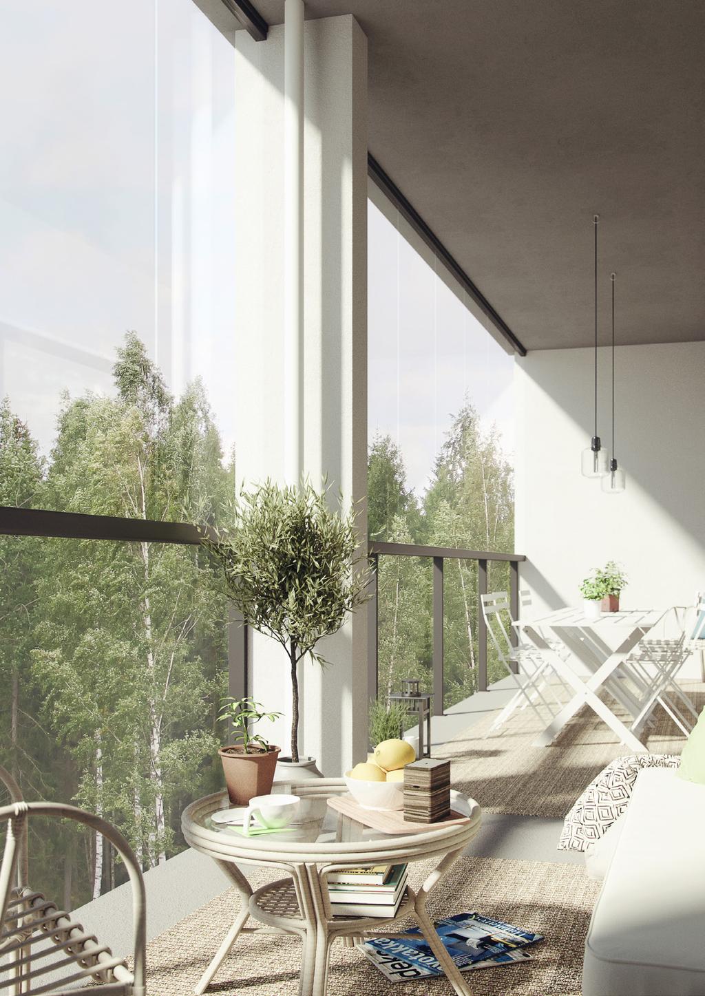 Havainnekuva on asunnosta 54, 3 h + k + s, 65,5 m 2.