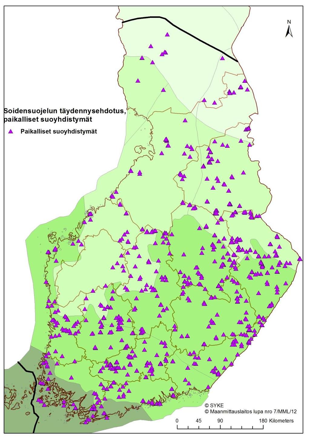 Paikalliset suoyhdistymät (DD) Suoyhdistymätyyppi Havaintoja kohteilla, kpl Paikalliset