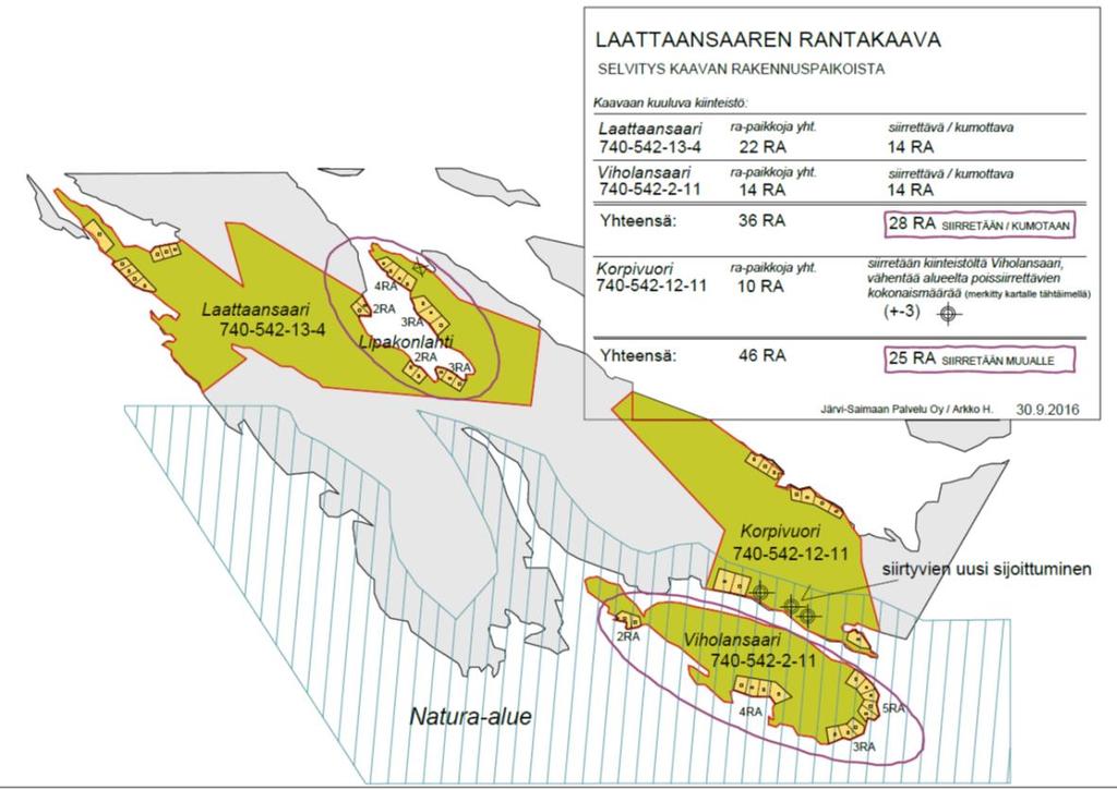 Savonlinnan kaupunki 2(6) 3. TAVOITTEET on osa laajempaa kaavamuutosten prosessia, jossa saimaannorpan suojelun vuoksi poistetaan toteutumattomia rakennuspaikkoja Savonlinnan Pihlajavedeltä.