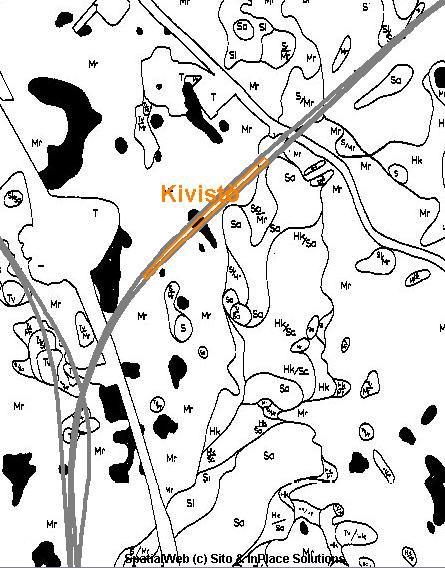 49 6.4.2 Kivistö ja ratatunnelin läntinen suuaukko Kivistön tuleva asema-alueen ja VT 3:n risteysalue sijaitsee moreenipeitteisellä kallioalueella.