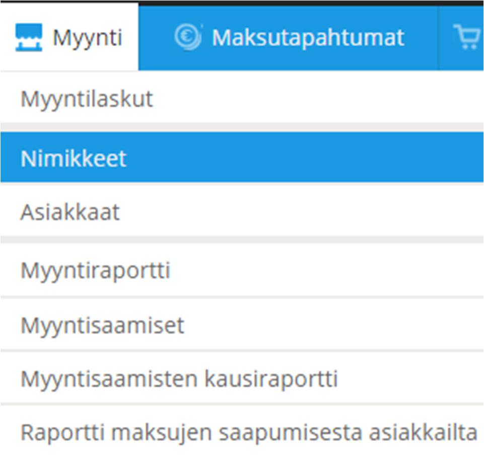 sillä varastotavaroiden rahallinen arvo syötetään alkusaldoissa pääkirjakirjauksena tilille 1531. Pilviversion PRO-versiossa on mahdollista käyttää useita varastoja.