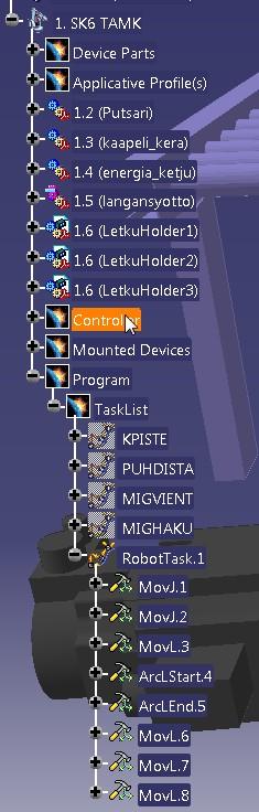 Visualisoi Task Tehtyäsi primitiivin valinnan ja annettuasi