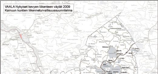 Vaalan liikenneturvallisuussuunnitelma 2009 17 VAALAN LIIKENNETURVALLISUUDEN NYKYTILA JA ONGELMAT Kuva 9.