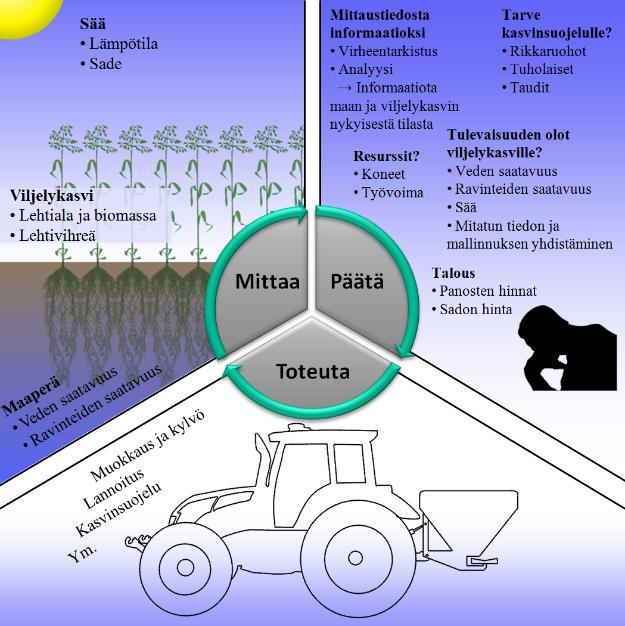 kasvuedellytykset mittaus ja mallitus avuksi -Kasvin vedenkäytön