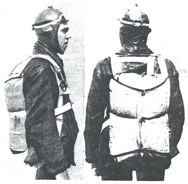 The Smith Aerial Life Pack, suunniteltu noin vuonna 1919 Noin vuonna 1919 suunniteltu Smith Aerial Life Pack oletettavasti sama tai samantyyppinen, jolla ensimmäinen itselaukaisuhyppy tehtiin -