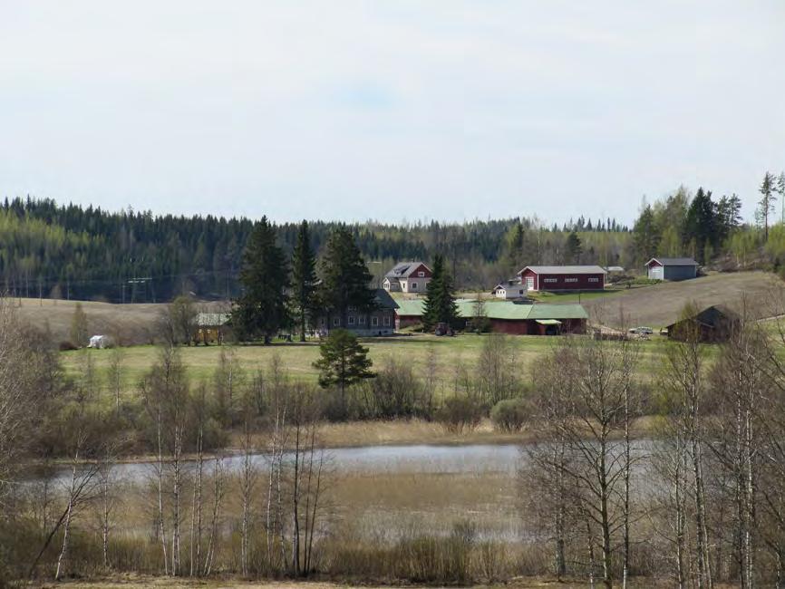 Kuva 10. Lappalaisen tila Änkilän kulttuurimaisema-alueella. Muinaisjäännökset on päivitetty museoviraston muinaisjäännösrekisterin perusteella.