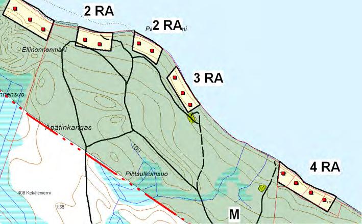4.27 Suoja-Kekäleniemi Muutoskohde sijaitsee Torsa-järven etelärannalla tilalla Suoja-Kekäleniemi (689-408-1-65). Tilalla on rantaviivaa noin 1 kilometri. Kuva 48.