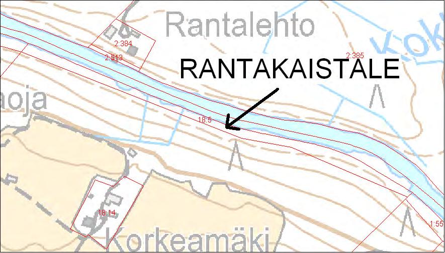Kapeat joenrannassa olevat tilat eivät muodosta rakennusoikeutta, koska ne eivät sovellu rakentamiseen. Yhtyneet paperitehtaat Oy on hankkinut ko.