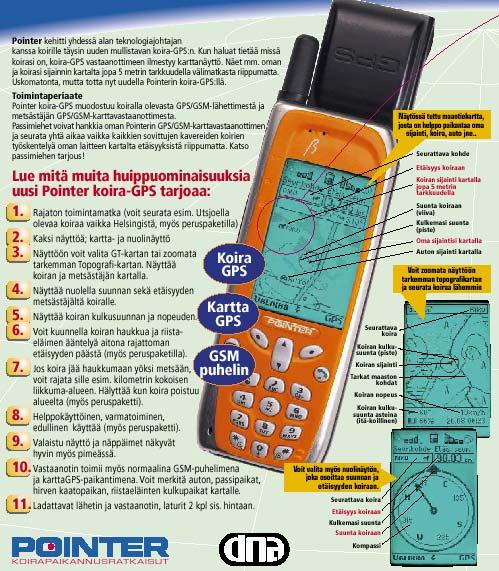 Mobiileja paikkatietosovelluksia ja -palveluja Koira-GPS [www.pointersolutions.com/fi/metsastys_koira_gps.htm] Where Did It All Start?