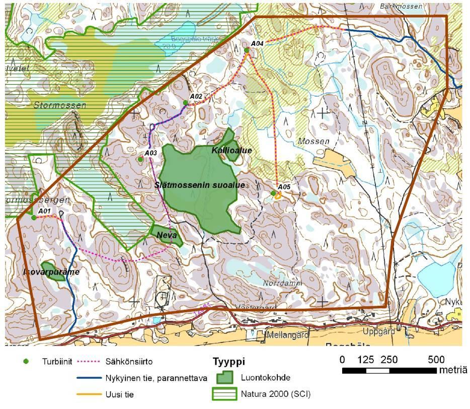 kaava-alue kokonaisuudessaan sijoittuu Daladanten Pellasklintenin valtakunnallisesti arvokkaalle kallioalueelle (kartta kappaleessa 2.2.2).