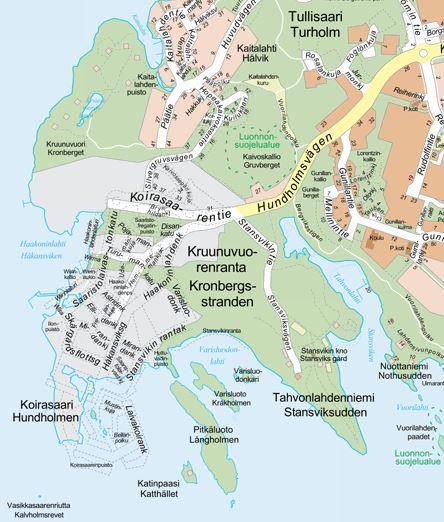 Puistohankkeet 2017 Saaristofregatinpuiston suunnittelu on aloitettu Kruunuvuorenrantaa, Kaitalahtea ja Laajasaloa yhdistävien ulkoilureittien