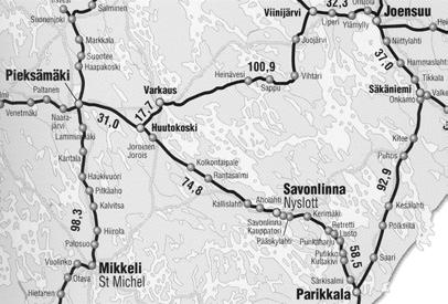 1 ONNETTOMUUS 1.1 Yleiskuvaus Rantasalmella tapahtui 31.7.2003 onnettomuus, jossa tavarajunan yhdeksän vaunua suistui kiskoilta.