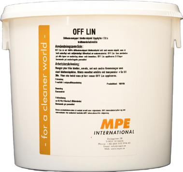 Levitä OFF Lin -tuotetta 2-3 kerrosta pinnan huokoisuudesta riippuen.