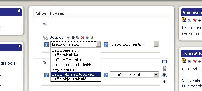 3 Viitelistan lataus omata koneelta Moodleen Mene Moodleen ja kirjaudu tunnuksillasi sisään.