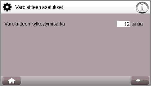 Lämmönjakopiiri 2:n lämmitysveden menoveden minimimiarvo. Lämmönjakopiiri 3:n lämmitysveden menoveden maksimiarvo. Lämmönjakopiiri 3:n lämmitysveden menoveden minimimiarvo.