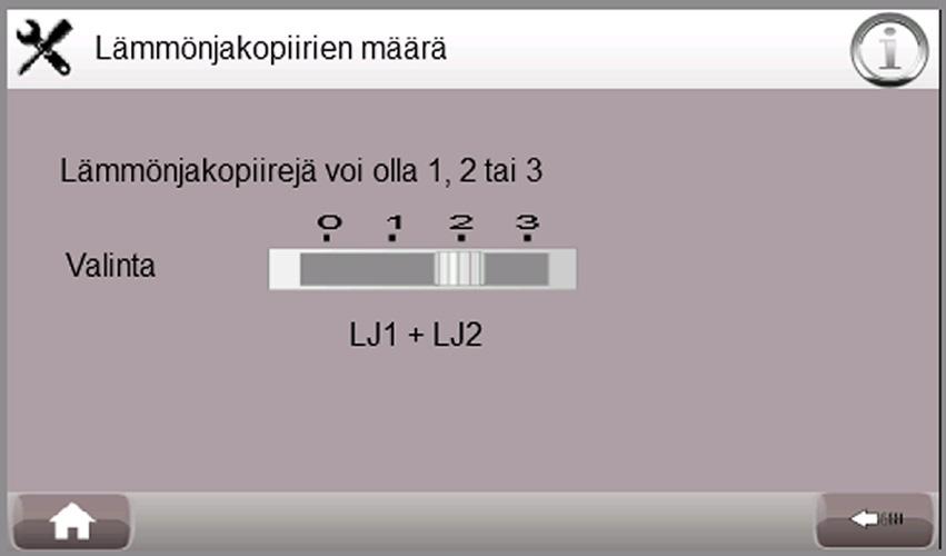 HUOLTO-OPAS 5.4.3. Käyntitiedot Tällä sivulla näkyy kompressorin tämänhetkinen käyntitietotila. 5.4.6.