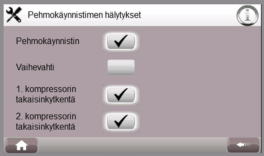 Huomio, että derivointiajan kasvaessa säätimen huojunta saattaa lisääntyä. Asetus riippuu käytettävästä säätimestä.