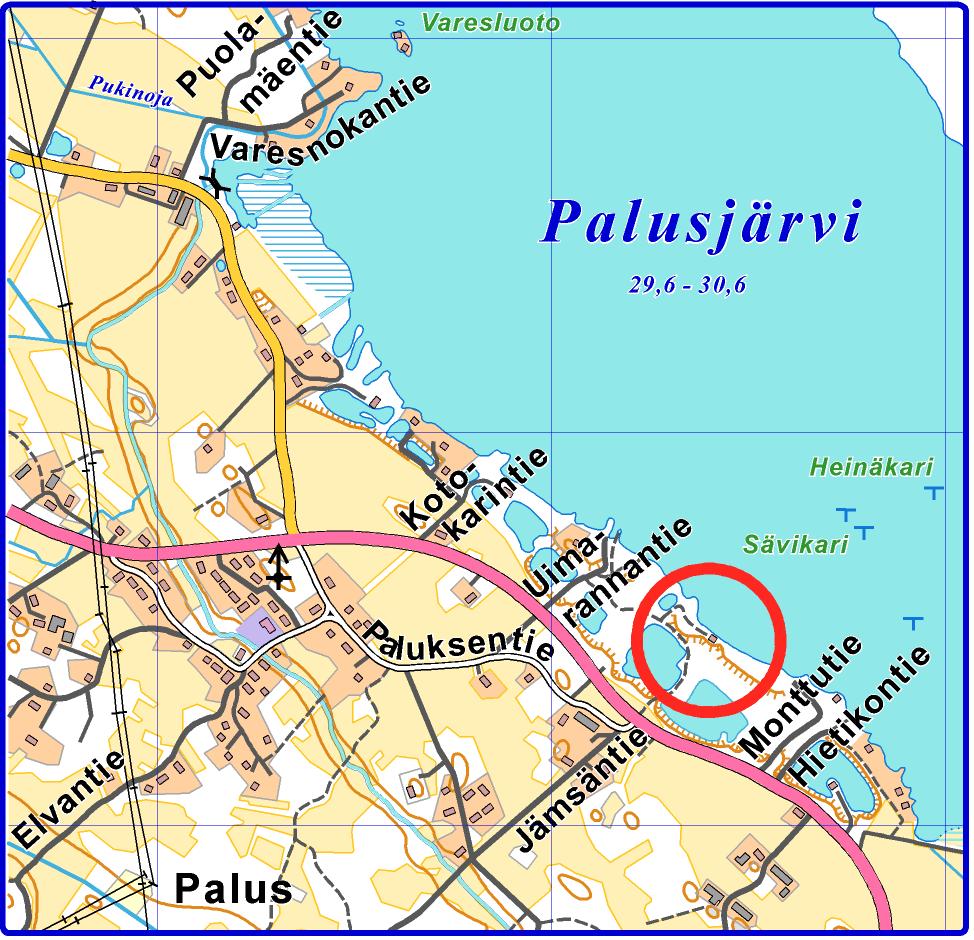 ULVILA PALUS PALUSJÄRVEN RANTA-ASEMAKAAVAN