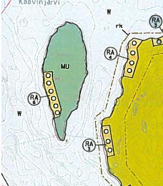 Kaava-alueen läheisyydessä Petäjäsaaresta koilliseen on maakuntakaavassa merkitty Kaavinjärven laiva- ja veneväylä.