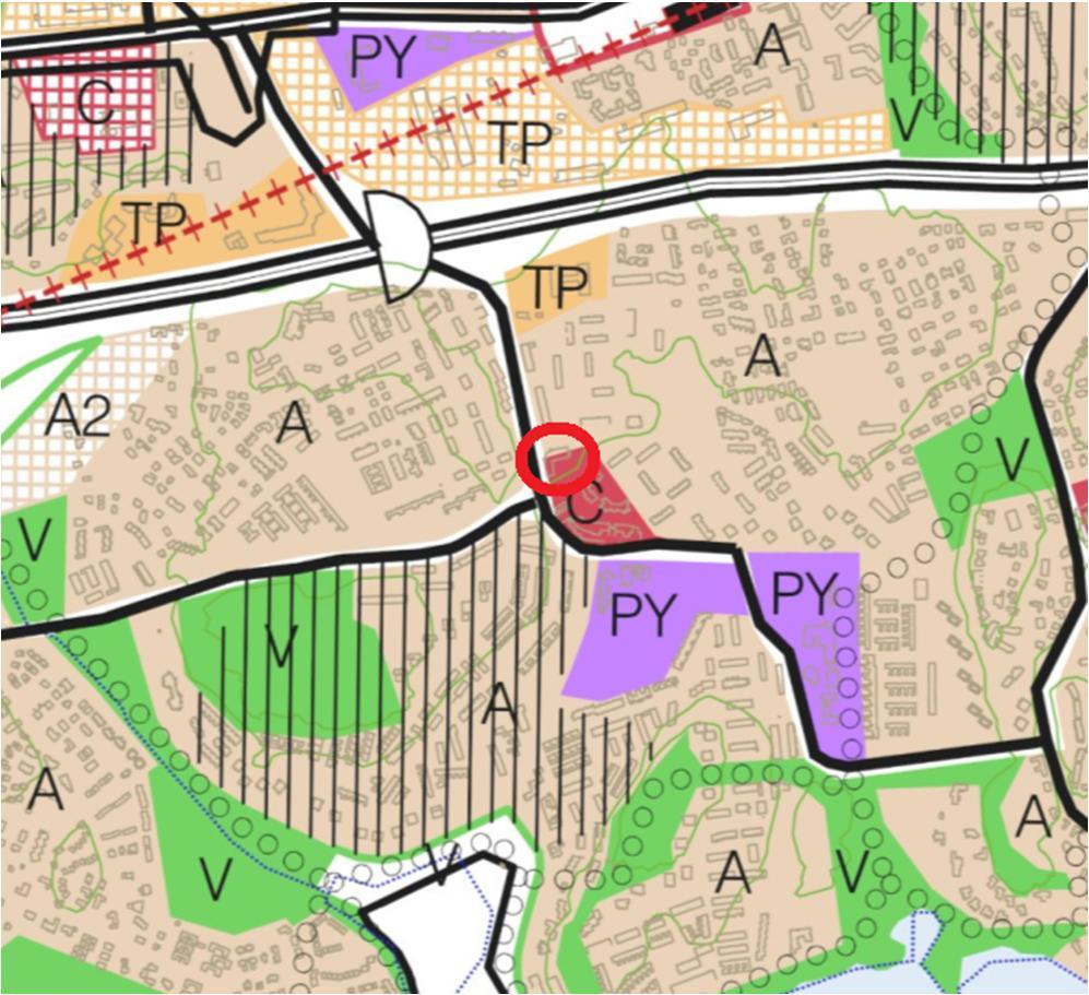 Alueelle saa osoittaa keskustaan soveltuvaa asumista sekä hallinto-, toimisto-, palvelu-, koulutus- ja myymälätiloja. Alueelle ei saa sijoittaa vähittäiskaupan suuryksikköä.