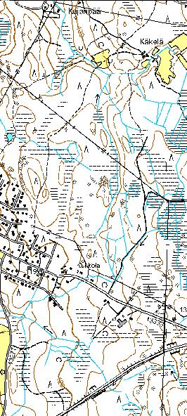 1,5 kilometrin etäisyydellä (kuva 9.8). Karjaanmaan pohjavesialueella on kaksi pohjavedenottamoa.