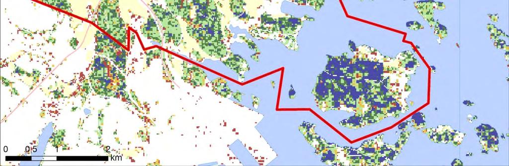 kaikki kuuluvat Mustavuoren lehto ja Östersundomin lintuvedet -nimiseen Natura 2000 -alueeseen, jonka pinta-ala on 355 hehtaaria.