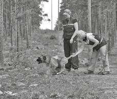 Että ohjaajalla on sitten kiva leikkihetki siellä jäljen päässä? Katri muistutti vajaan viikon aikana ryhmäläisiä useammastakin perusasiasta.