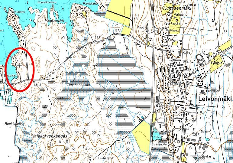 1 SUUNNITTELUTEHTÄVÄ JA LÄHTÖKOHDAT 67070391 Kunnanhallitus päätti kokouksessaan 14.5.2007 käynnistää, Leivonmäen kylän, Niinniemen alueen asemakaavoituksen.