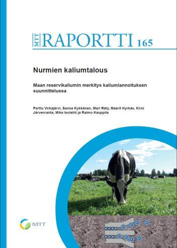 Ka-sato, kg/ha Ka-sato, kg/ha a) 12000 10000 K-satovasteet eri kaliumtilan mailla Matala = reservikalium pintamaassa ja jankossa < 500 mg /l Korkea = reservikalium pintamaassa tai jankossa > 600 mg/l