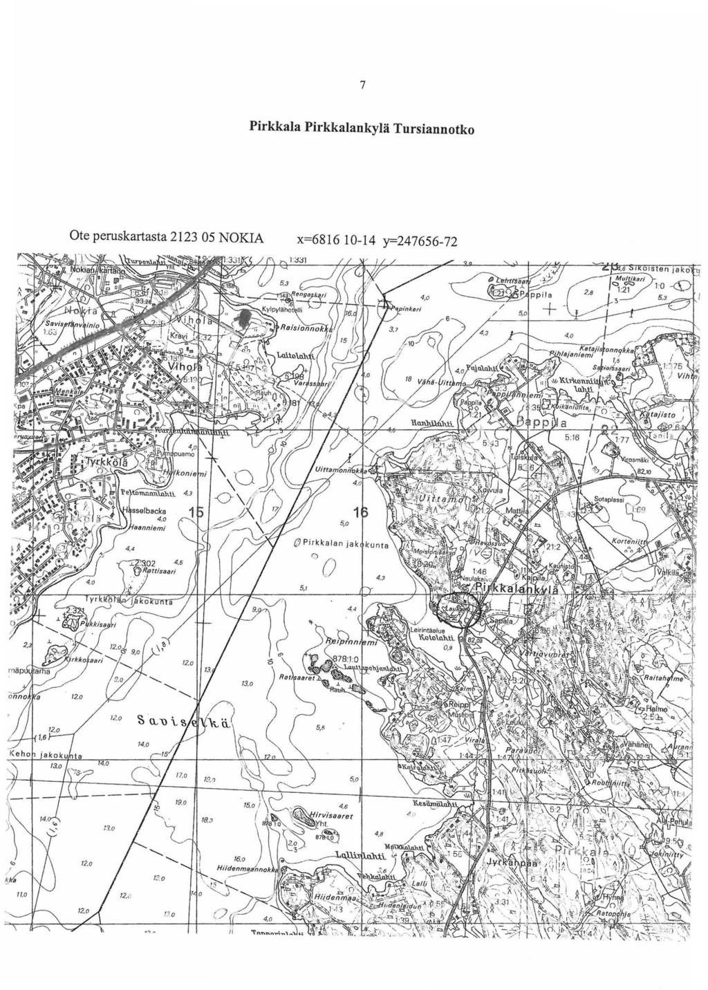 7 Pirkkala Pirkkalankylä Tursiannotko Ote