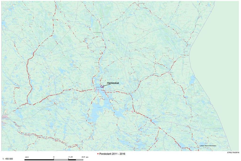 hingot henkilöautoliikenteeseen verrattuna (Kinnunen & Simonen, 2011). Lisääntyvä junaliikenne saattaa myös aiheuttaa porovahinkoja.