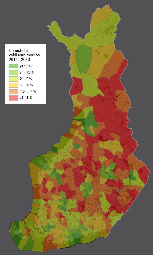 MAL-GIS: Seutujen asumiskatsausten parhaat käytännöt ja ehdotus seudullisen asumiskatsauksen mallista 4-9 Kuva 13.