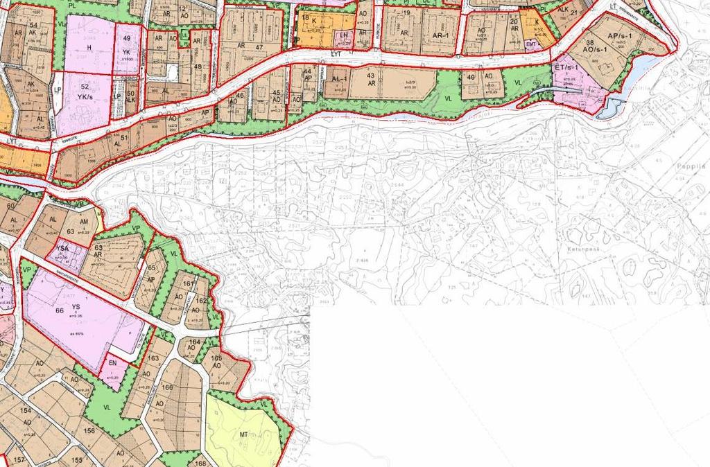luo 20a ja 20b (metsälaki kohteet) Luonnon monimuotoisuuden kannalta erityisen tärkeä alue. Alueella sijaitsee metsälain tai vesilain tarkoittama erityisen tärkeä elinympäristö.