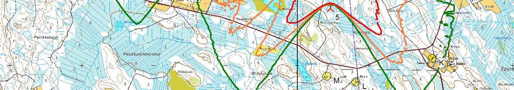 Hallakangas peruskartta, Print scale 1:40 000, Map center Finish