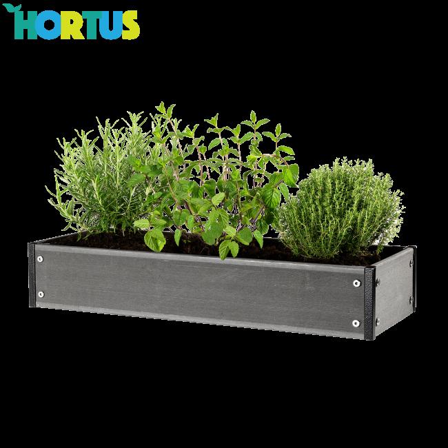 PIENOISKASVIHUONE Hortus istutuslaatikko "mini" komposiitti 24 x 70 x 70 cm 20-93 84363