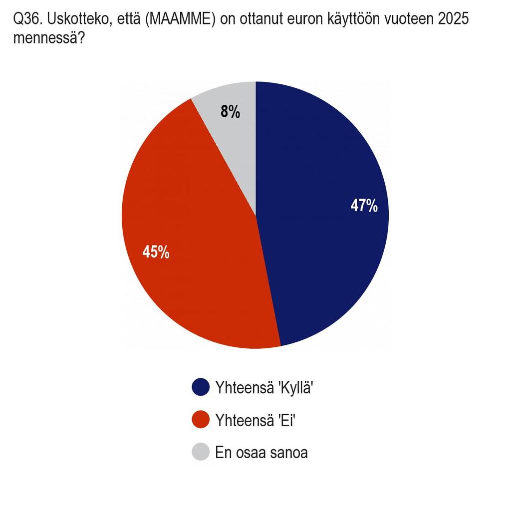 E. MILLAINEN EUROALUE VUONNA 2025?